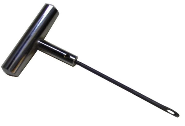Tyre Cord Inserting Tool Tee Metal 8" Closed End