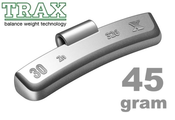 TRAX Wheel Weight for Alloy Wheels 45G BOX OF 50