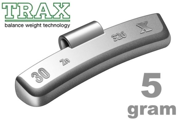 TRAX Wheel Weight for Alloy Wheels 5G BOX OF 100